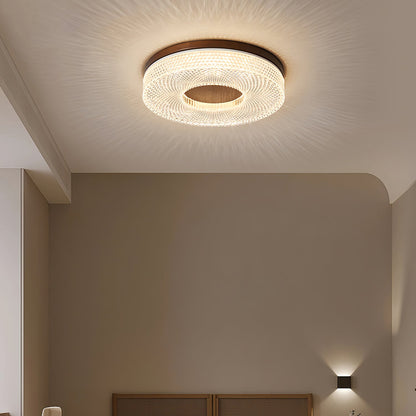 Acrylic Halo Ceiling Light | Round | White