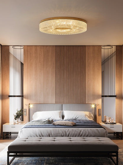 Acrylic Halo Ceiling Light | Round | White