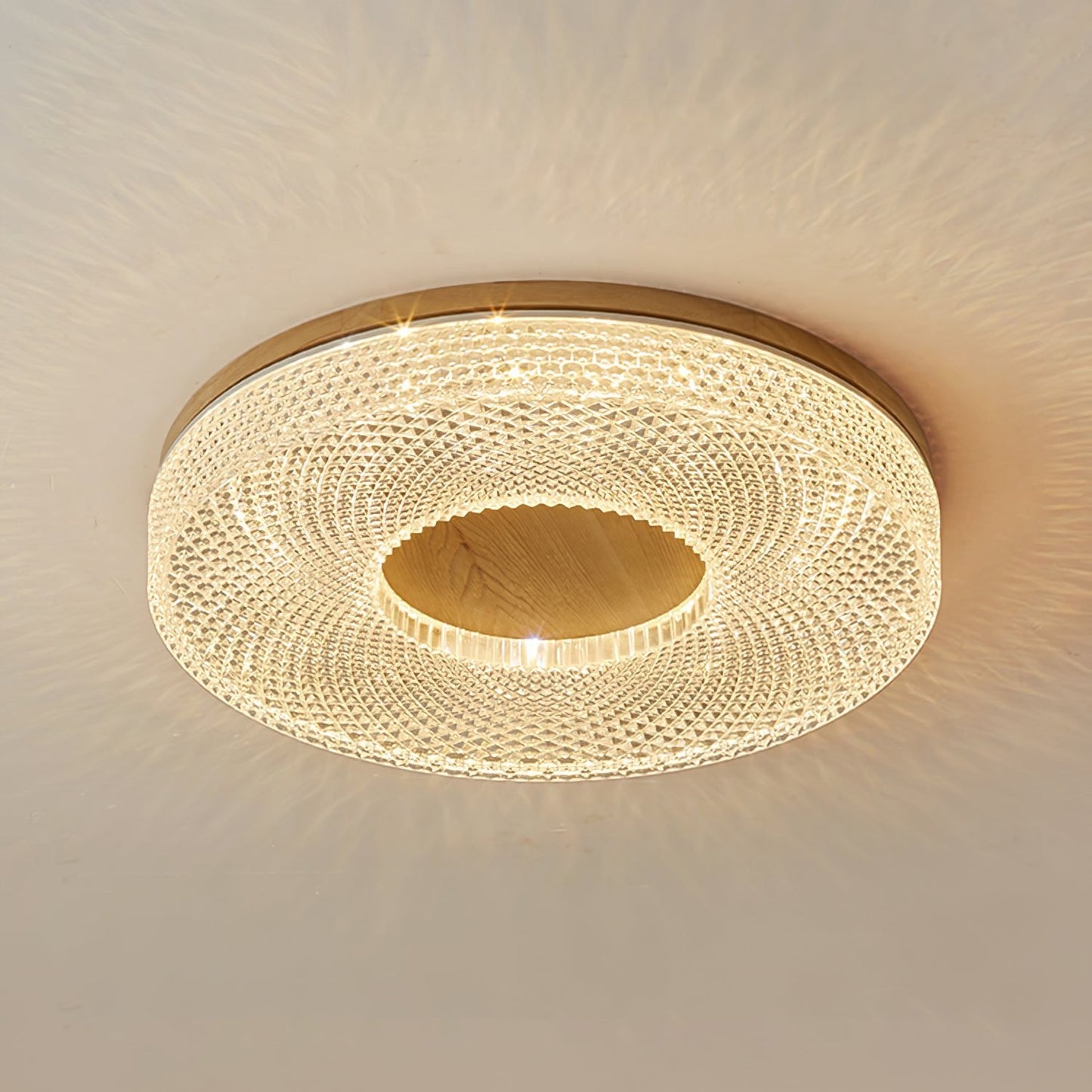 Acrylic Halo Ceiling Light | Round | White