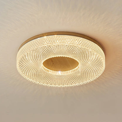 Acrylic Halo Ceiling Light | Round | White