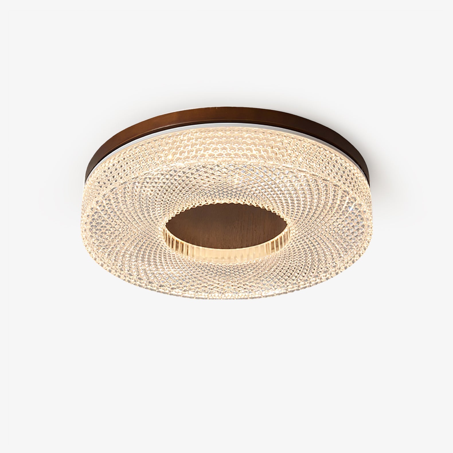 Acrylic Halo Ceiling Light | Round | White