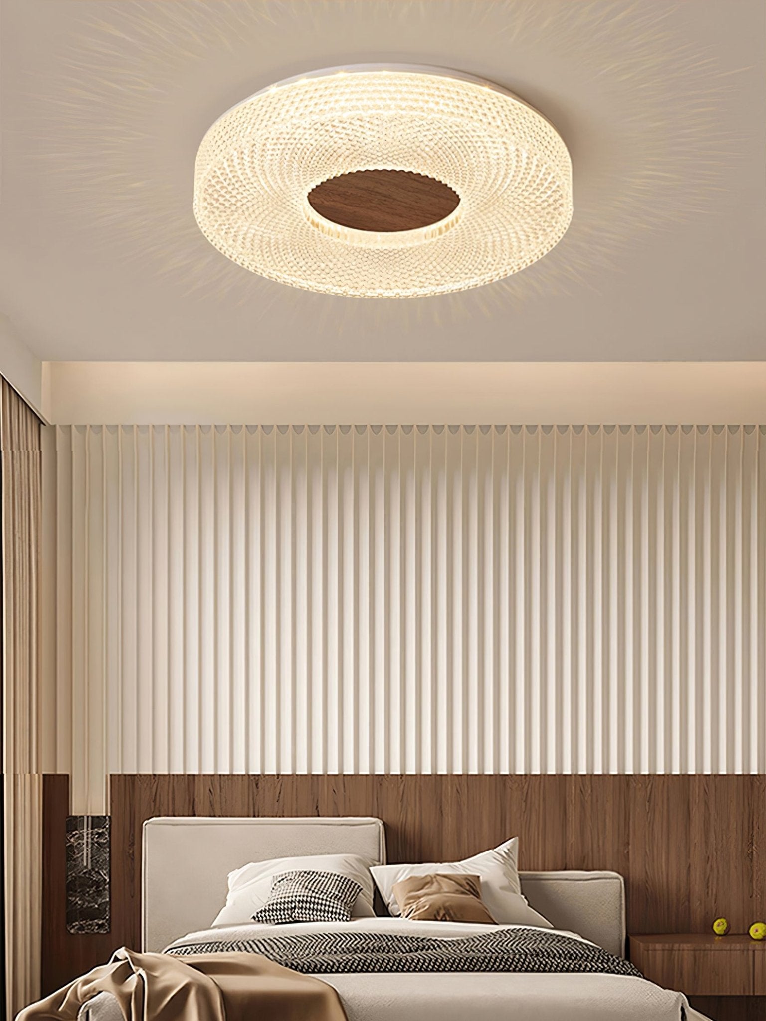 Acrylic Halo Ceiling Light | Round | White