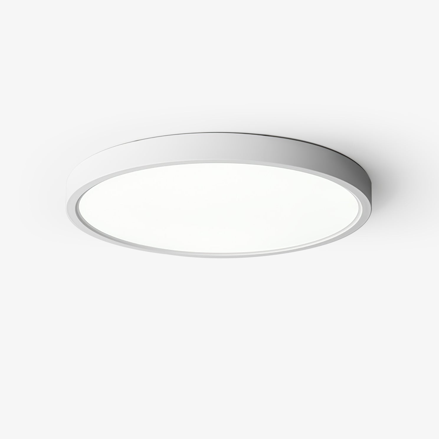 Acrylic Round Ceiling Light | Thinnest Design | White/Black