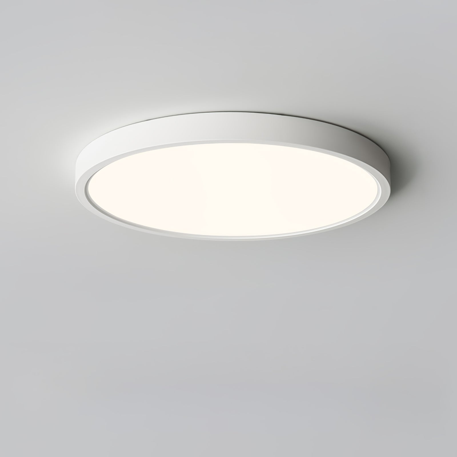 Acrylic Round Ceiling Light | Thinnest Design | White/Black