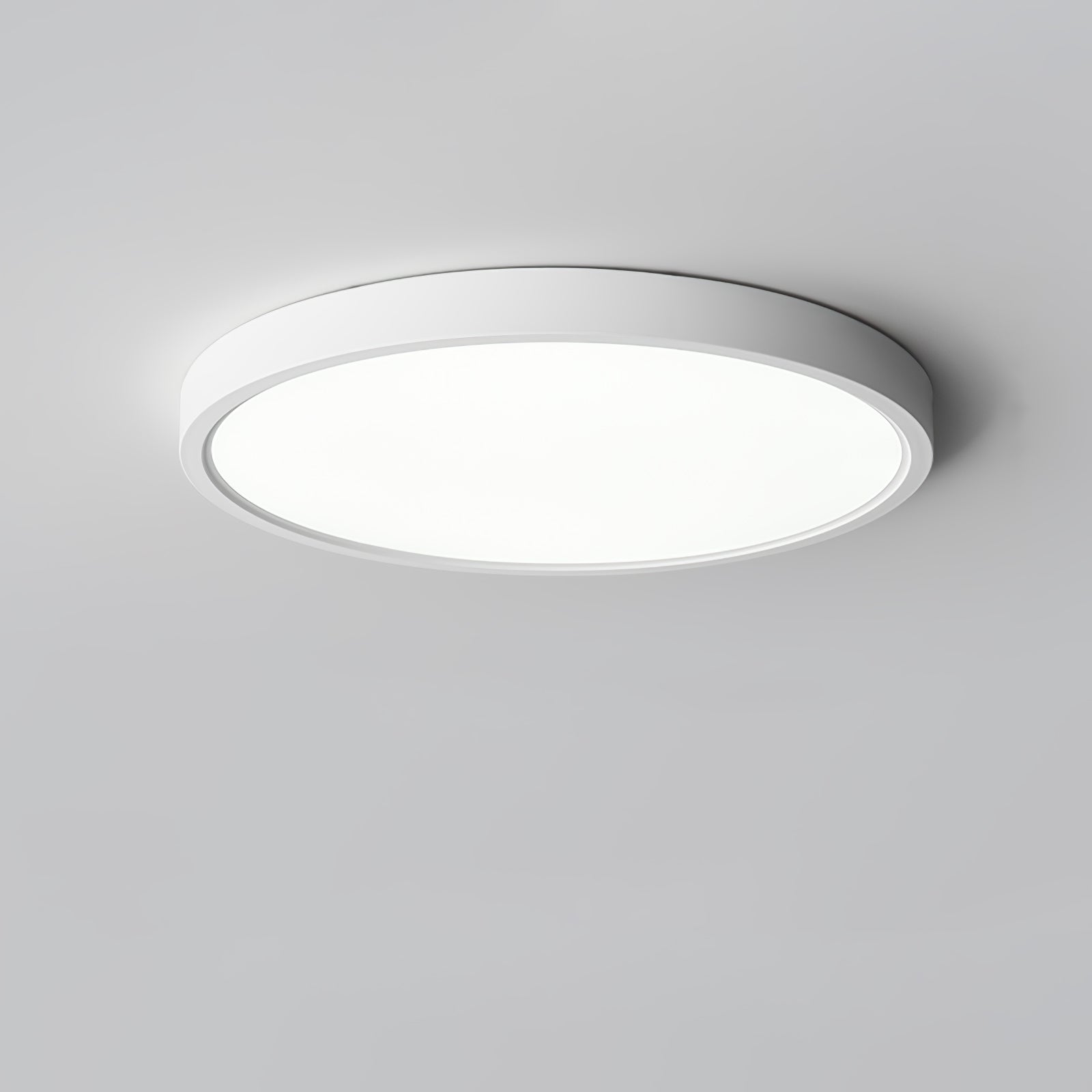 Acrylic Round Ceiling Light | Thinnest Design | White/Black