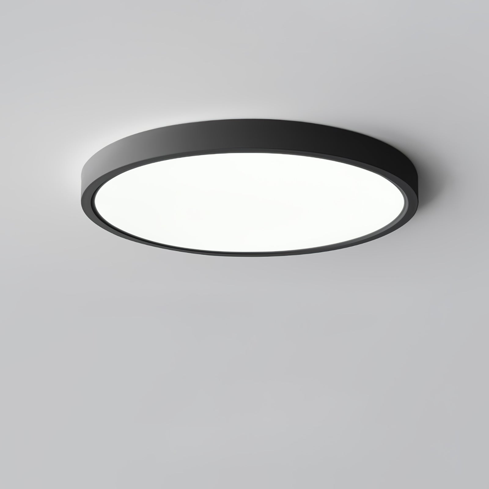 Acrylic Round Ceiling Light | Thinnest Design | White/Black