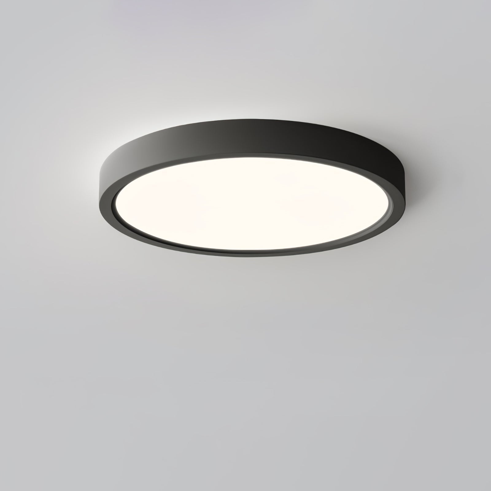 Acrylic Round Ceiling Light | Thinnest Design | White/Black