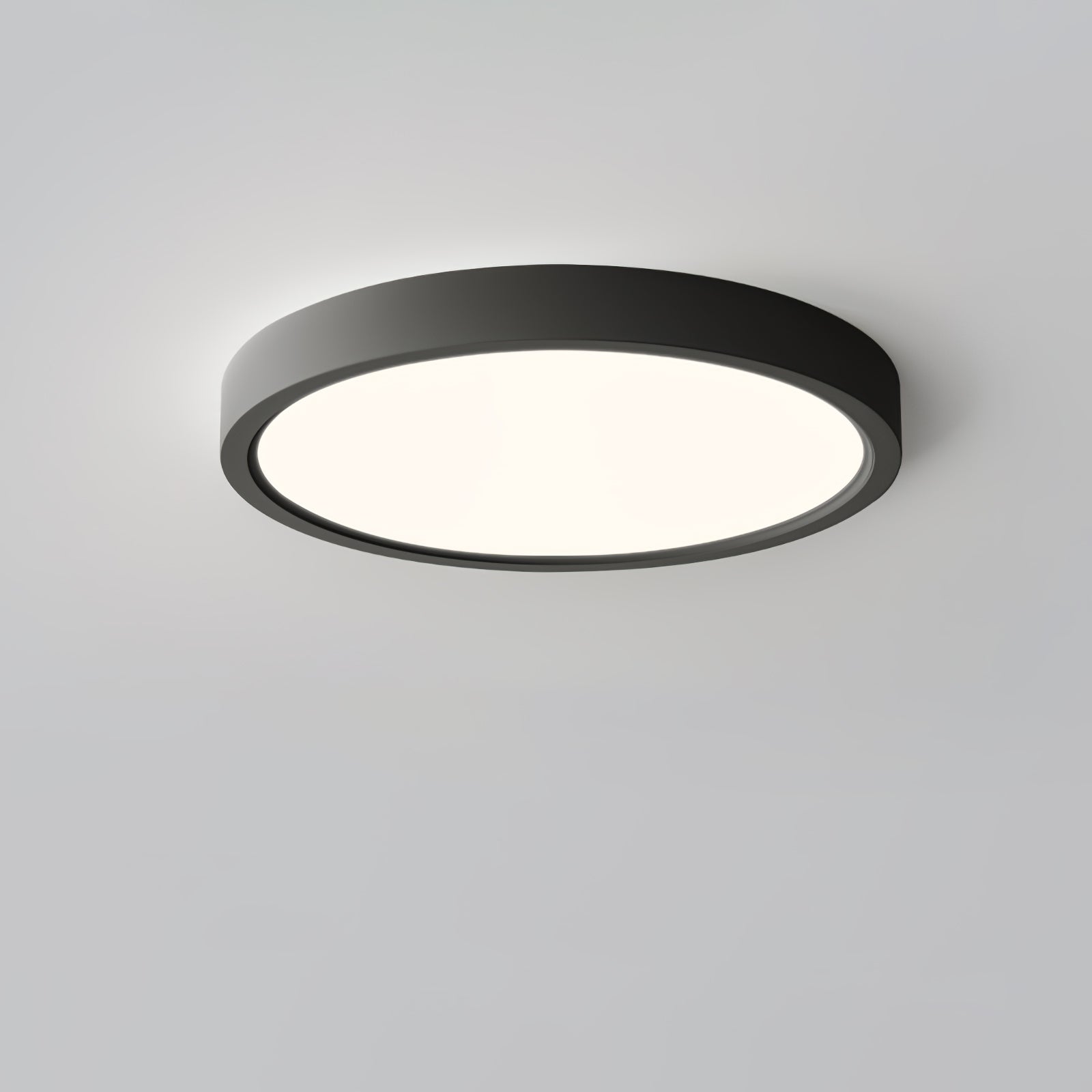 Acrylic Round Ceiling Light | Thinnest Design | White/Black