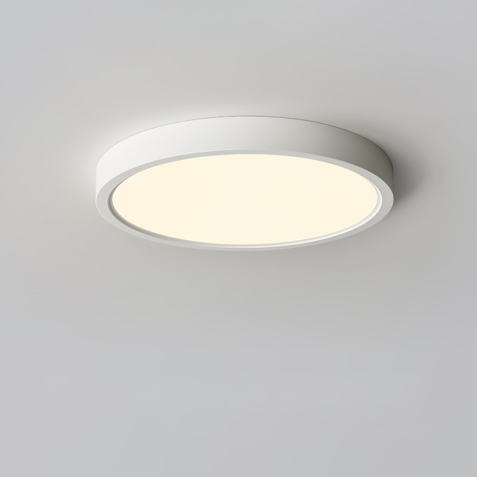 Acrylic Round Ceiling Light | Thinnest Design | White/Black