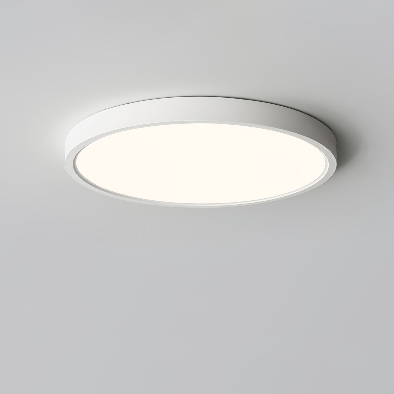 Acrylic Round Ceiling Light | Thinnest Design | White/Black