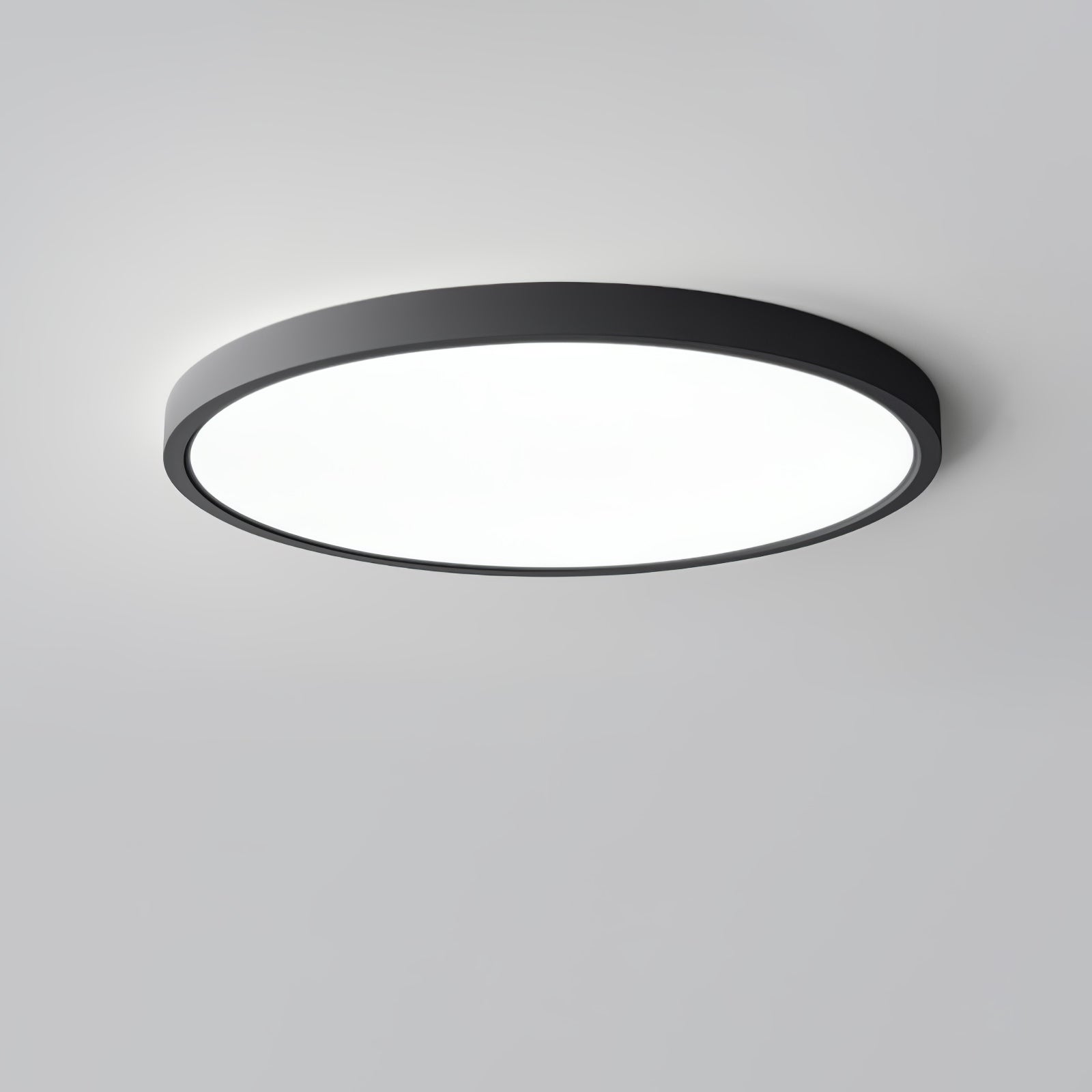Acrylic Round Ceiling Light | Thinnest Design | White/Black