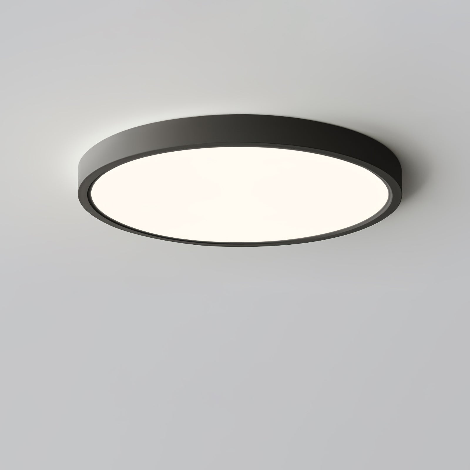 Acrylic Round Ceiling Light | Thinnest Design | White/Black