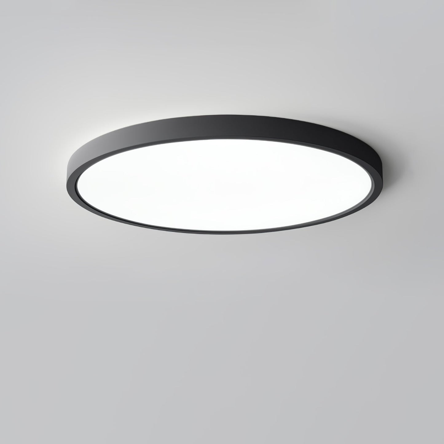Acrylic Round Ceiling Light | Thinnest Design | White/Black