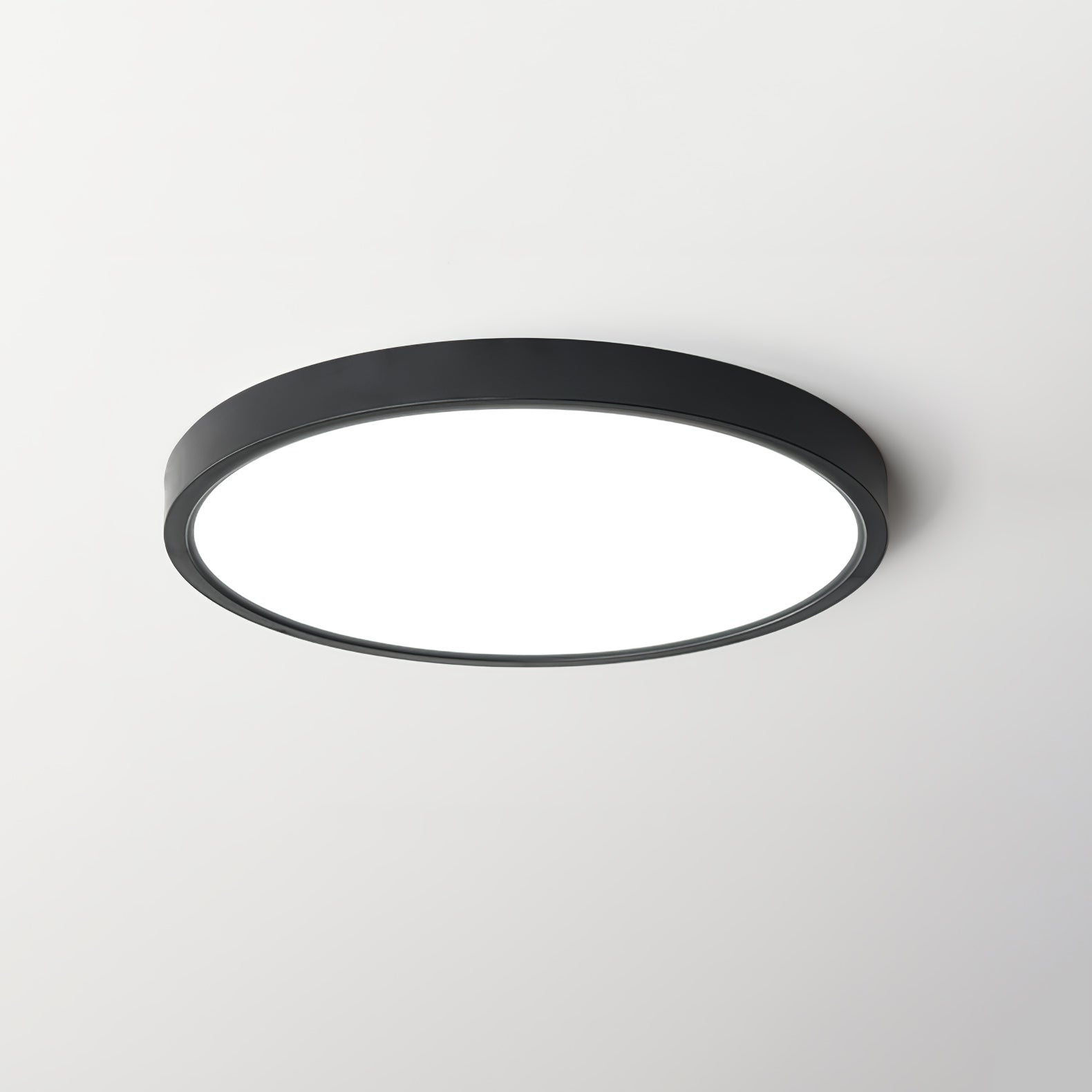 Acrylic Round Ceiling Light | Thinnest Design | White/Black