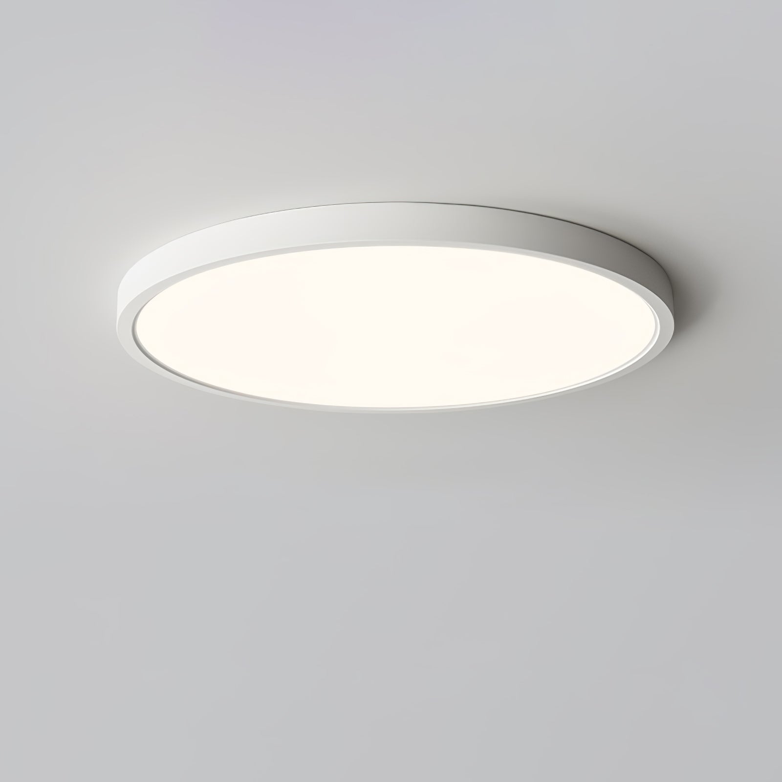 Acrylic Round Ceiling Light | Thinnest Design | White/Black