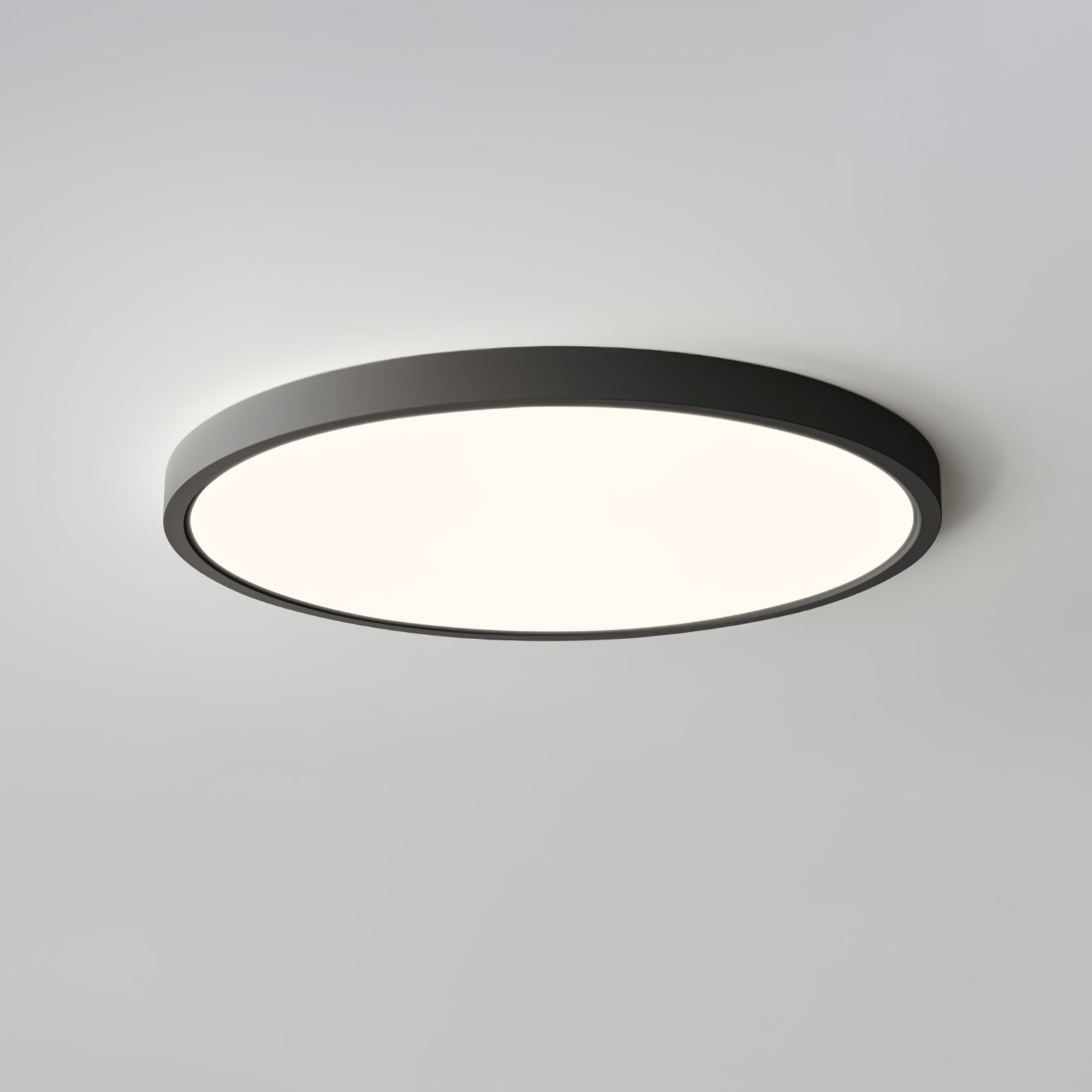 Acrylic Round Ceiling Light | Thinnest Design | White/Black