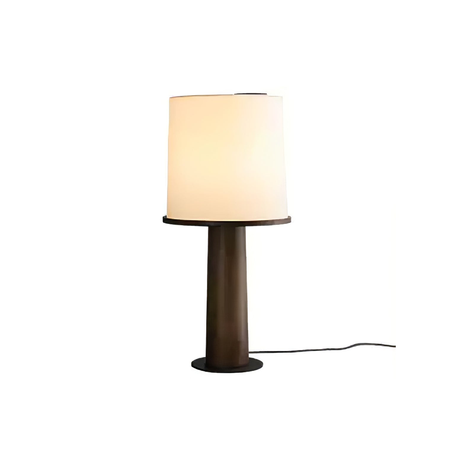 Ada Table Lamp | Wooden Base | White Shade
