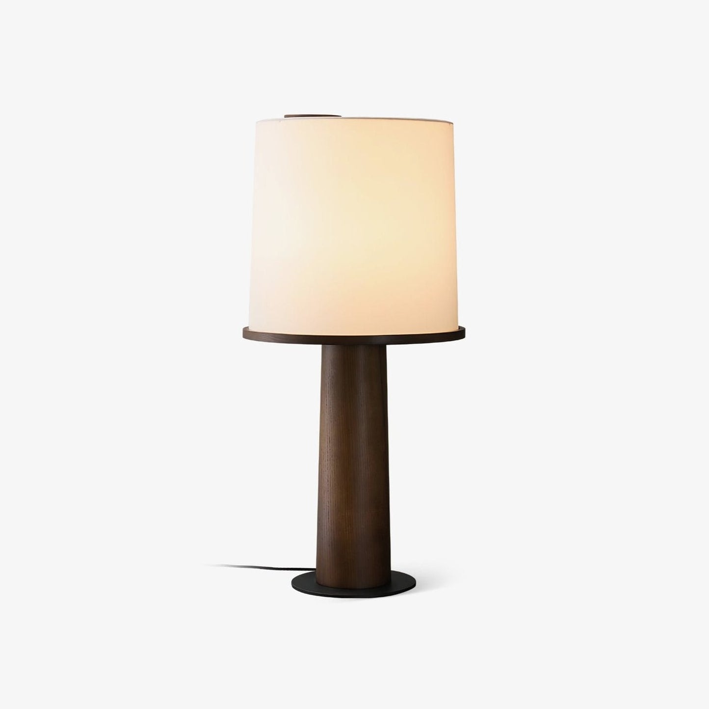 Ada Table Lamp | Wooden Base | White Shade