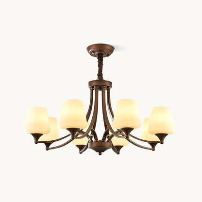 Adalyn Chandelier | Reddish Brown Metal | 3-10 Lights