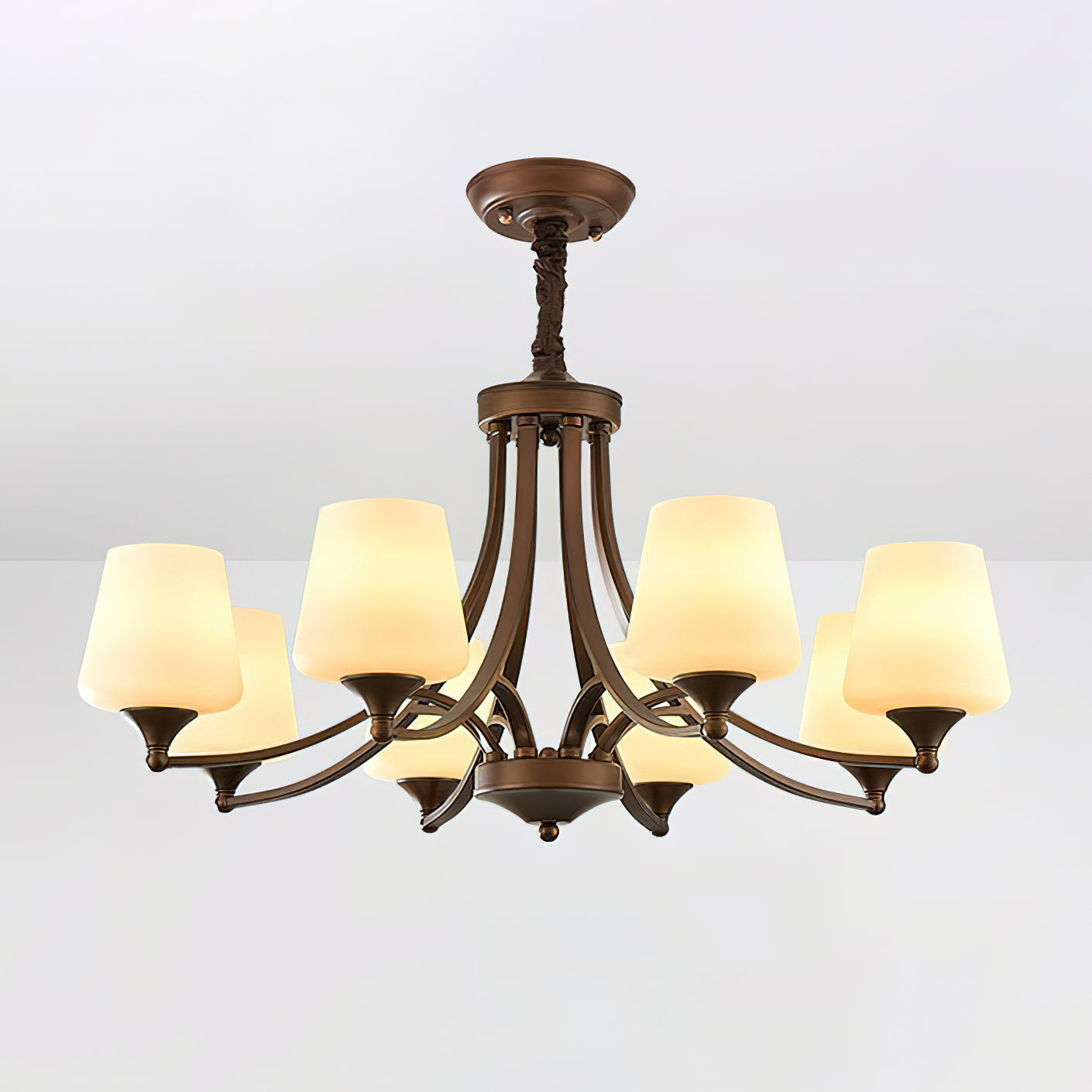 Adalyn Chandelier | Reddish Brown Metal | 3-10 Lights