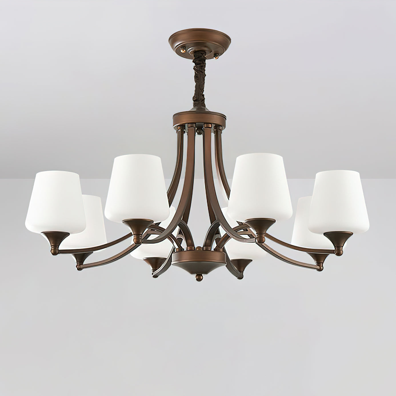 Adalyn Chandelier | Reddish Brown Metal | 3-10 Lights