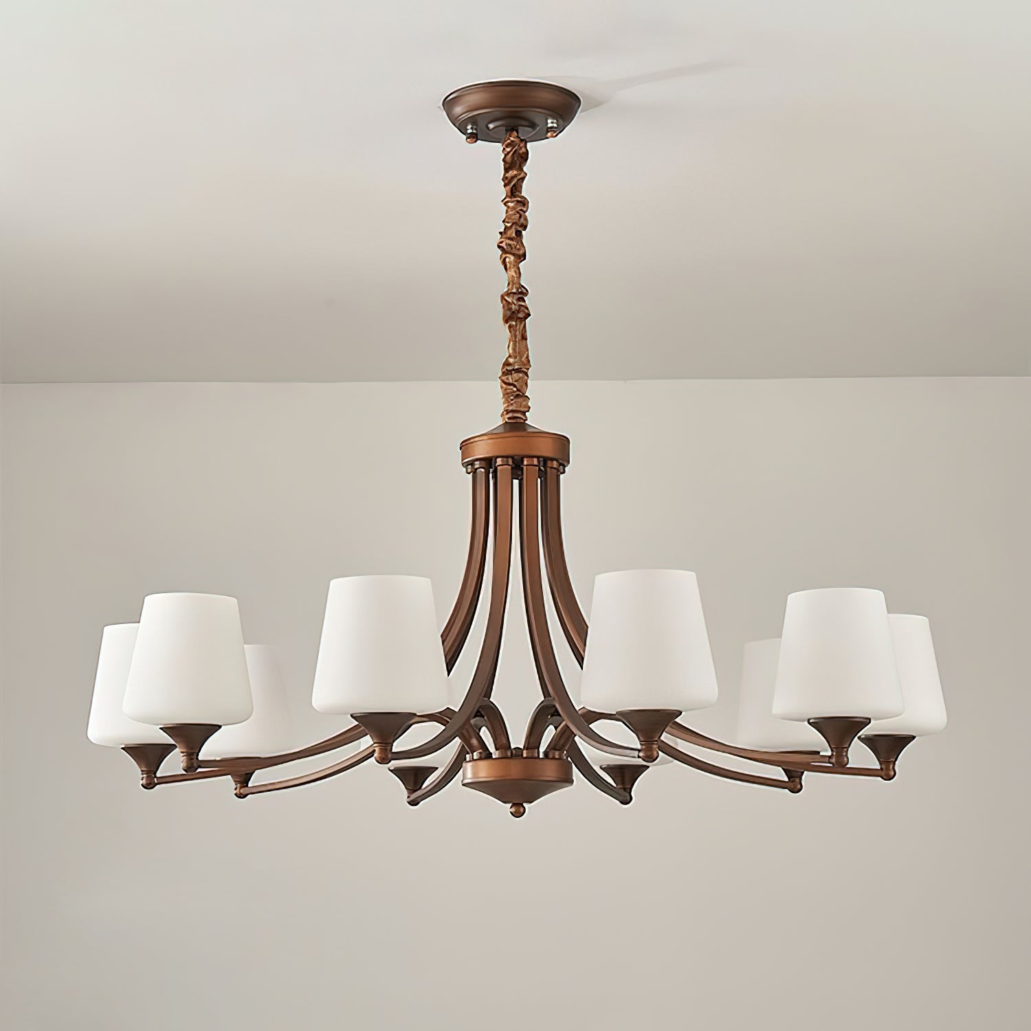 Adalyn Chandelier | Reddish Brown Metal | 3-10 Lights