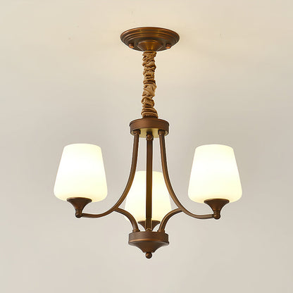 Adalyn Chandelier | Reddish Brown Metal | 3-10 Lights