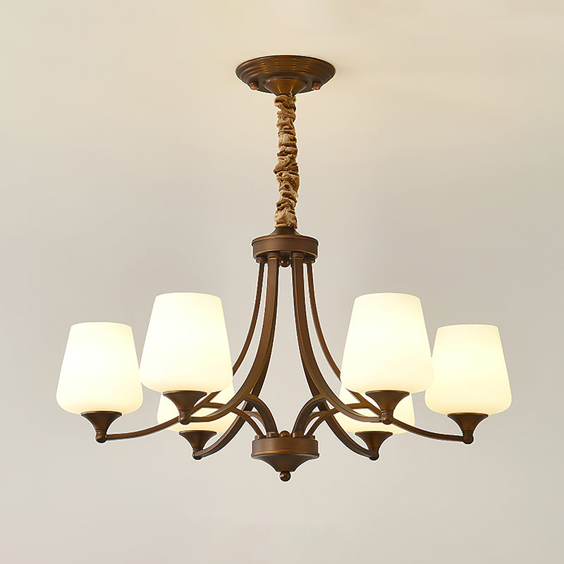 Adalyn Chandelier | Reddish Brown Metal | 3-10 Lights