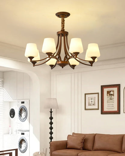 Adalyn Chandelier | Reddish Brown Metal | 3-10 Lights