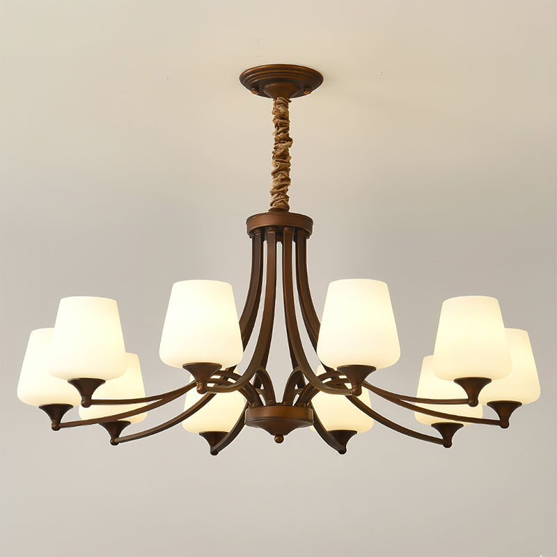Adalyn Chandelier | Reddish Brown Metal | 3-10 Lights