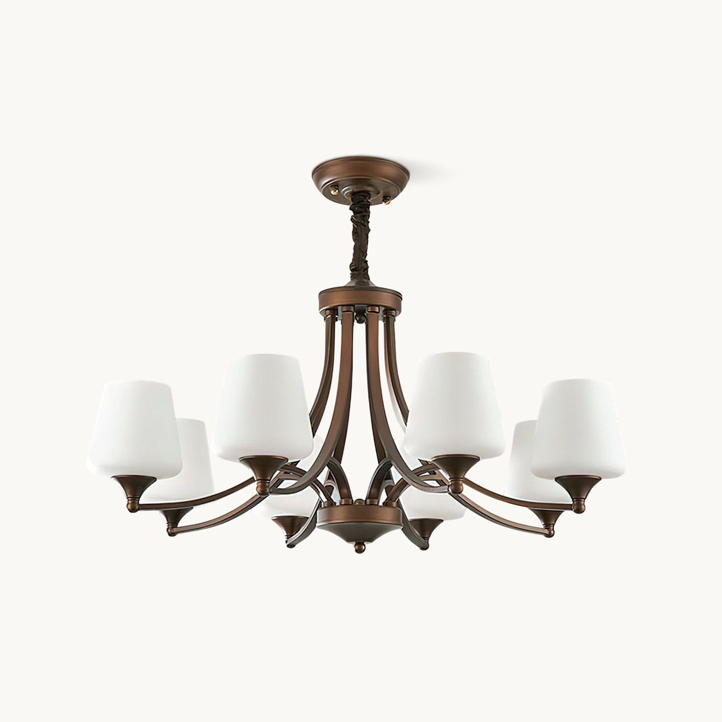 Adalyn Chandelier | Reddish Brown Metal | 3-10 Lights