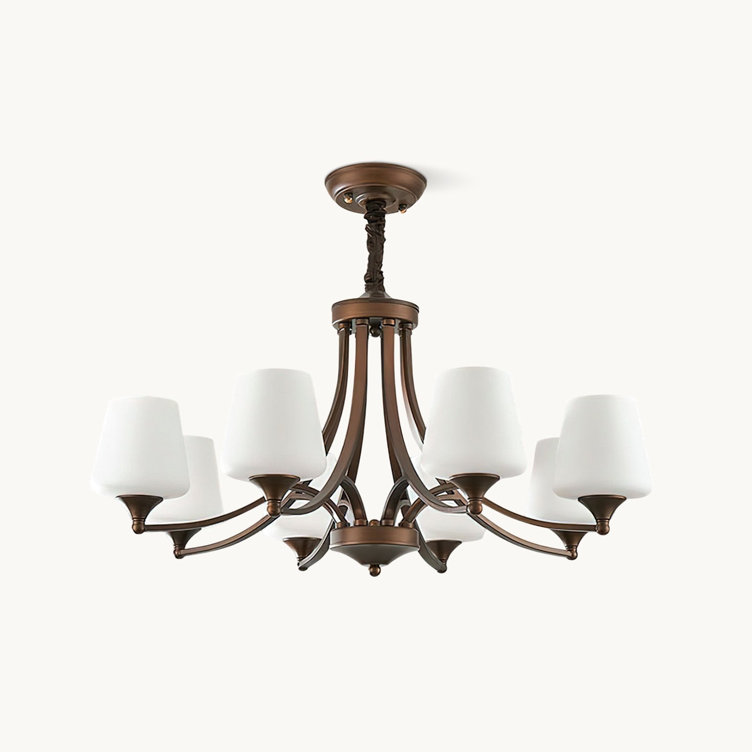 Adalyn Chandelier | Reddish Brown Metal | 3-10 Lights
