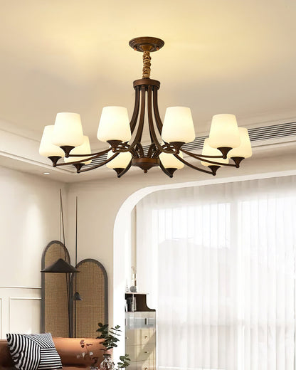 Adalyn Chandelier | Reddish Brown Metal | 3-10 Lights