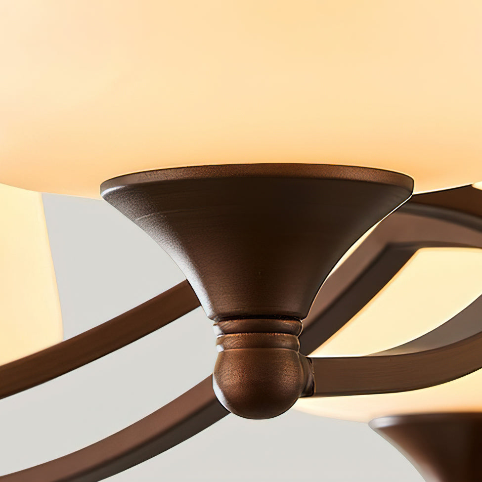 Adalyn Chandelier | Reddish Brown Metal | 3-10 Lights