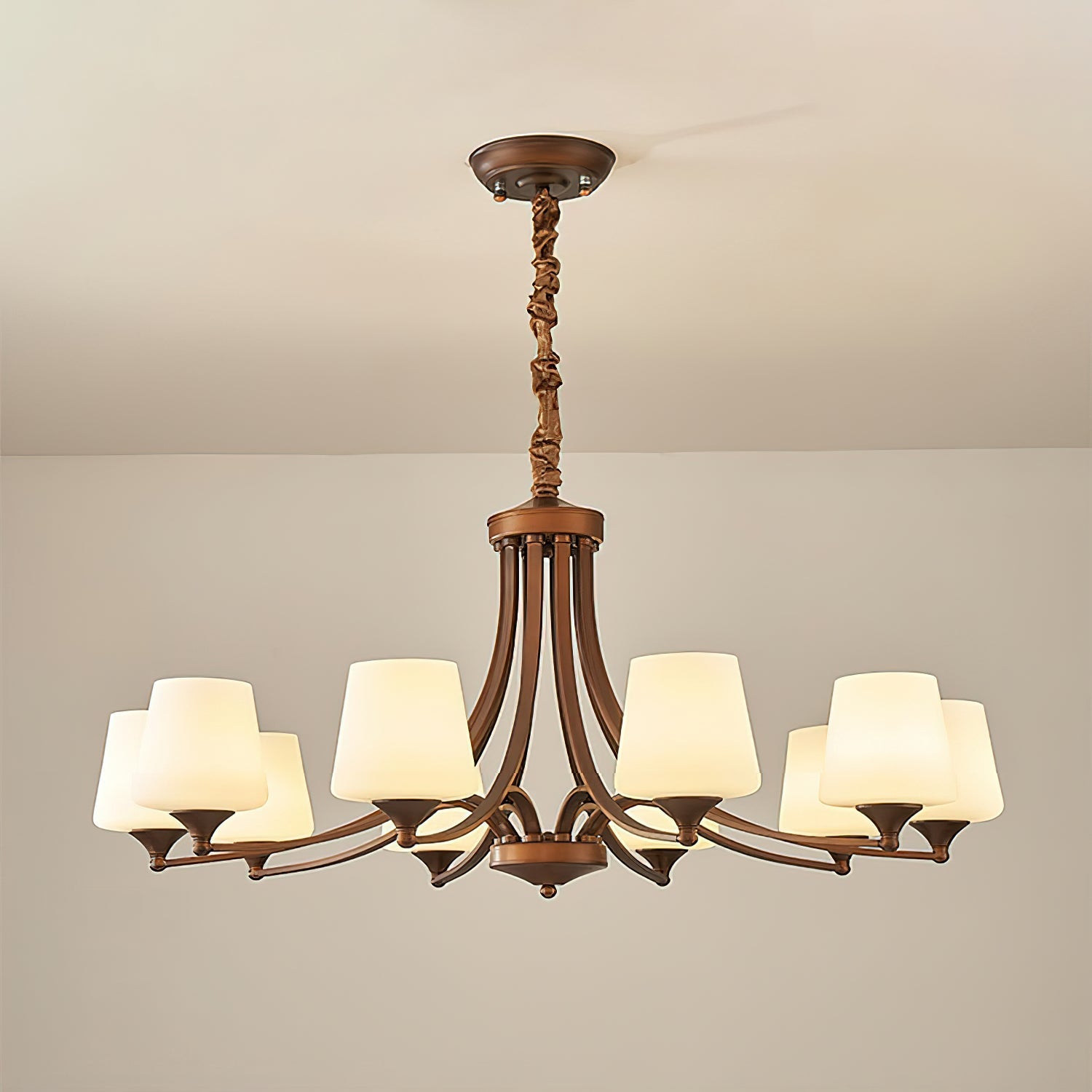 Adalyn Chandelier | Reddish Brown Metal | 3-10 Lights