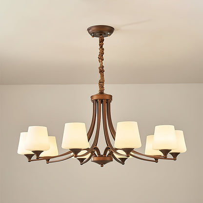 Adalyn Chandelier | Reddish Brown Metal | 3-10 Lights