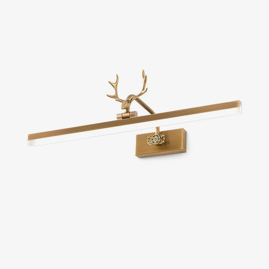 Adelaide Antler Wall Lamp | Metal & Acrylic | Gold