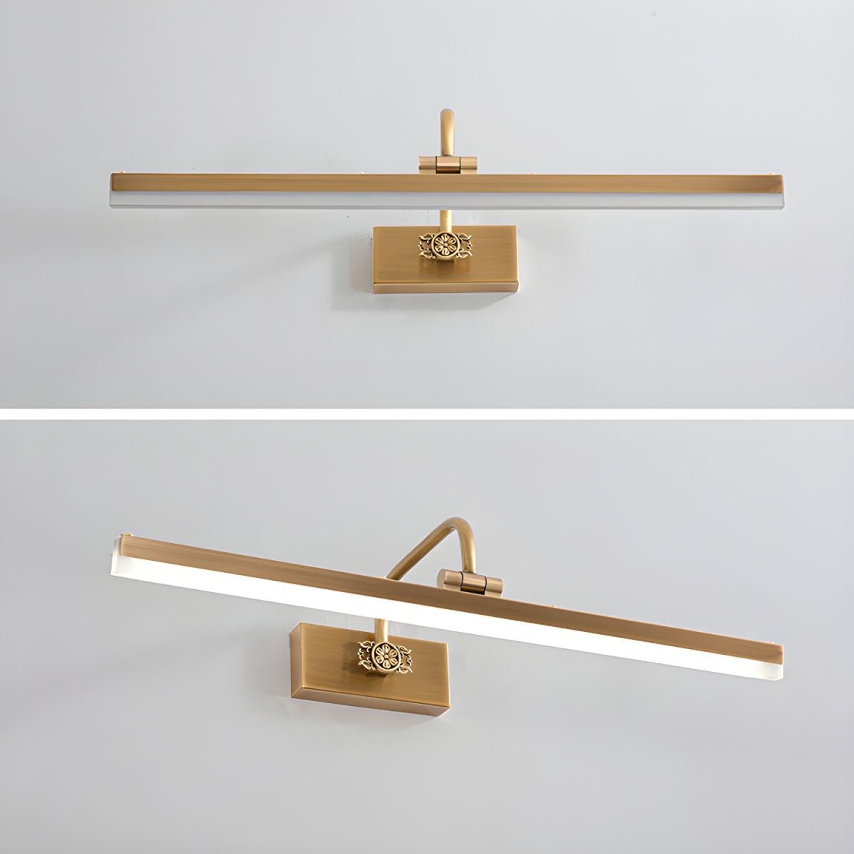 Adelaide Antler Wall Lamp | Metal & Acrylic | Gold