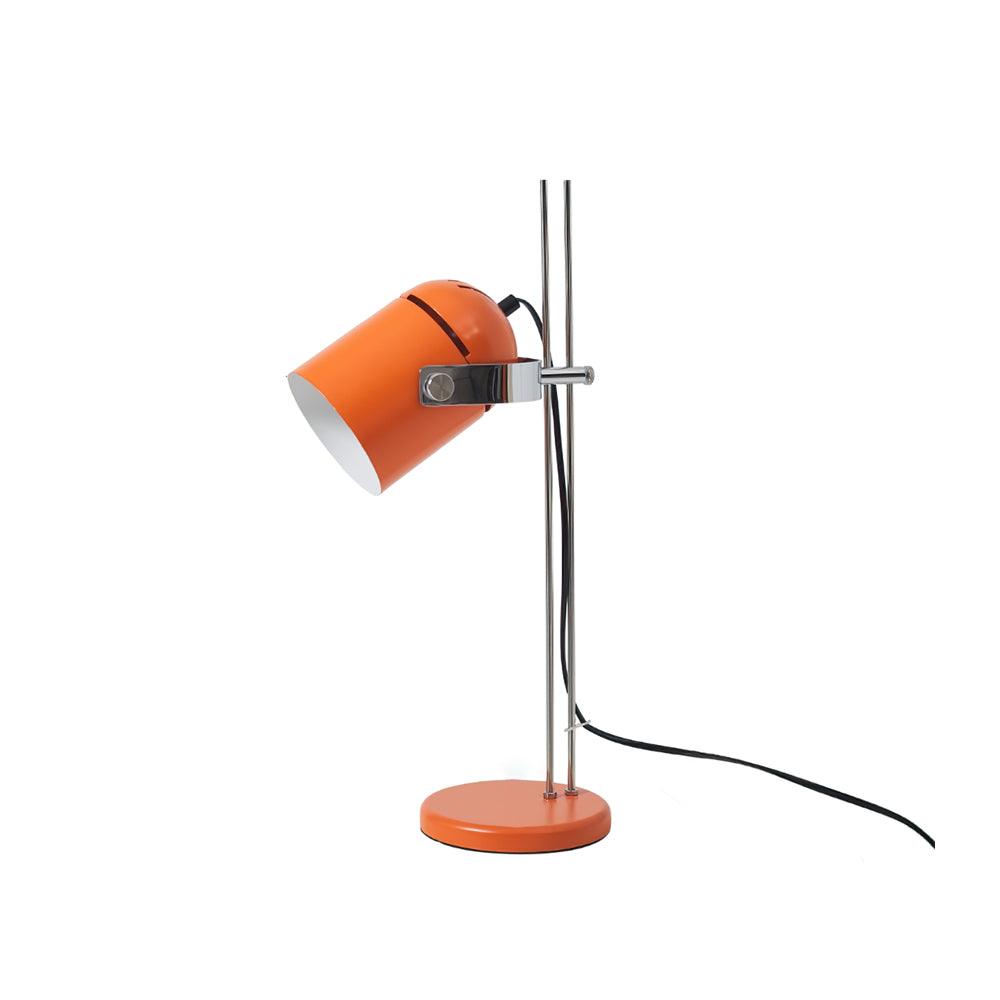 Adjusta Liftable Desk Lamp | Iron Construction | Chrome, Orange, Green