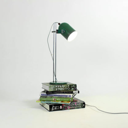Adjusta Liftable Desk Lamp | Iron Construction | Chrome, Orange, Green
