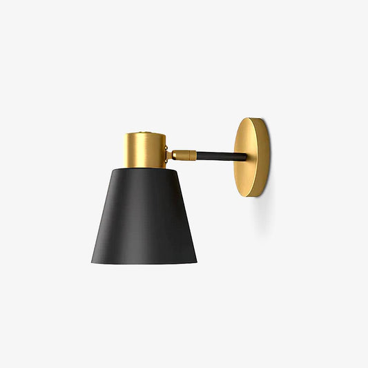 Adjustable Wall Lamp | Metal | Black & Gold