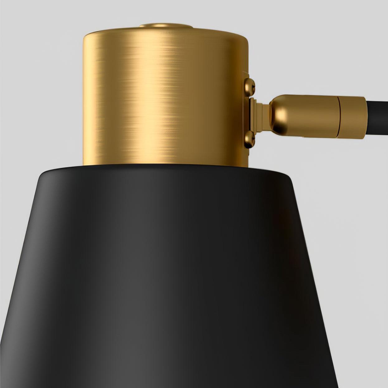 Adjustable Wall Lamp | Metal | Black & Gold