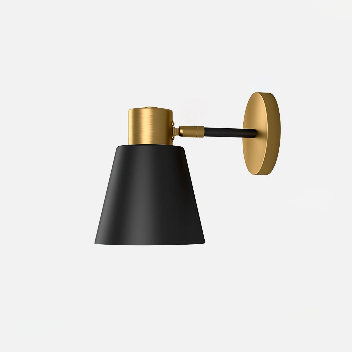 Adjustable Wall Lamp | Metal | Black & Gold