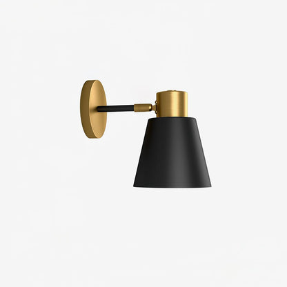 Adjustable Wall Lamp | Metal | Black & Gold