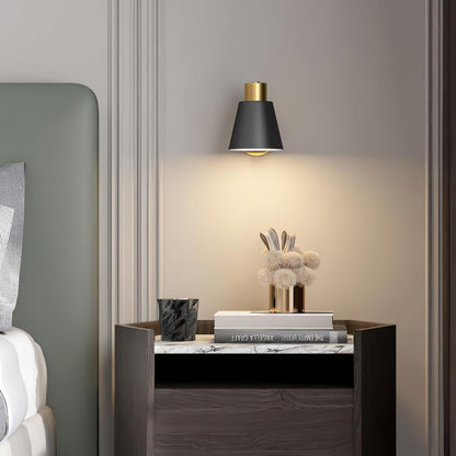 Adjustable Wall Lamp | Metal | Black & Gold