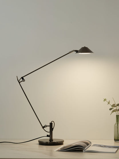 Adjustable Office Task Lamp | Metal | Black