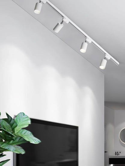 Ceiling Spotlight Track Light | Adjustable Metal | 3/4/5 Lamps, Black/White/Gold