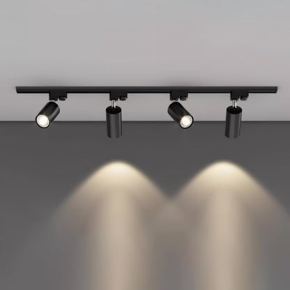 Ceiling Spotlight Track Light | Adjustable Metal | 3/4/5 Lamps, Black/White/Gold