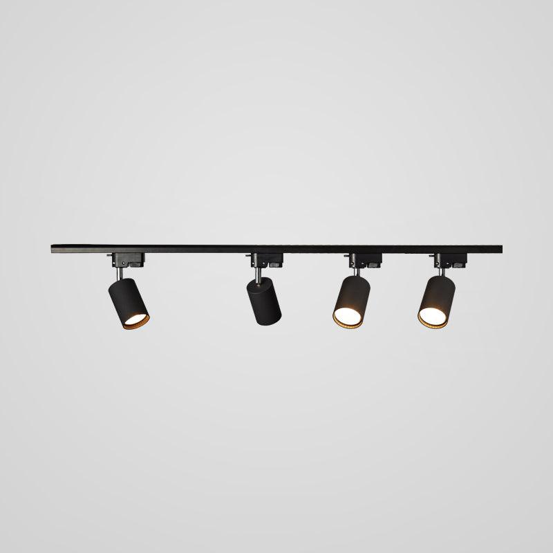 Ceiling Spotlight Track Light | Adjustable Metal | 3/4/5 Lamps, Black/White/Gold