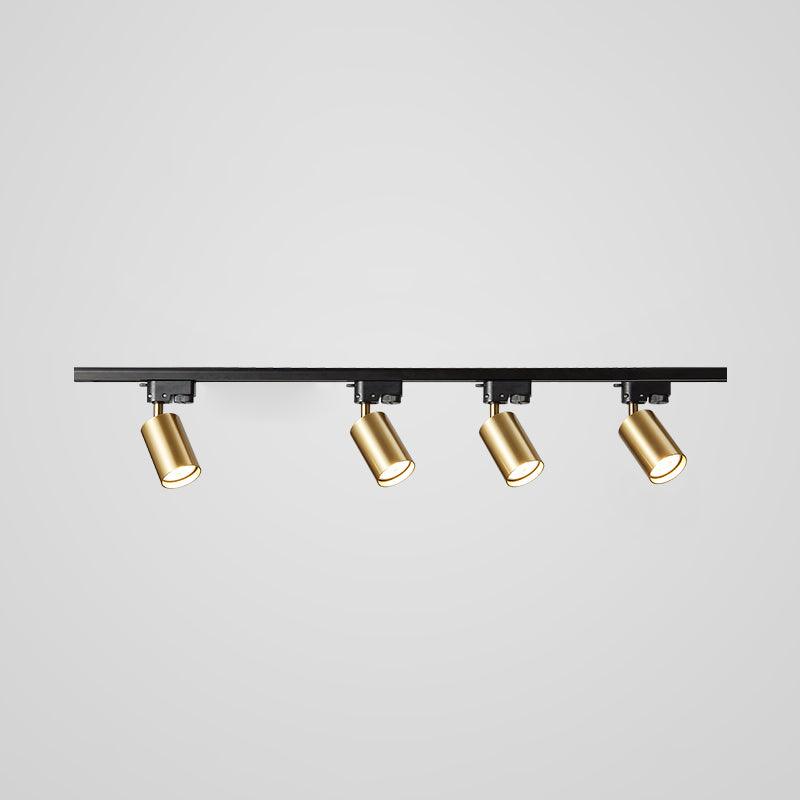 Ceiling Spotlight Track Light | Adjustable Metal | 3/4/5 Lamps, Black/White/Gold